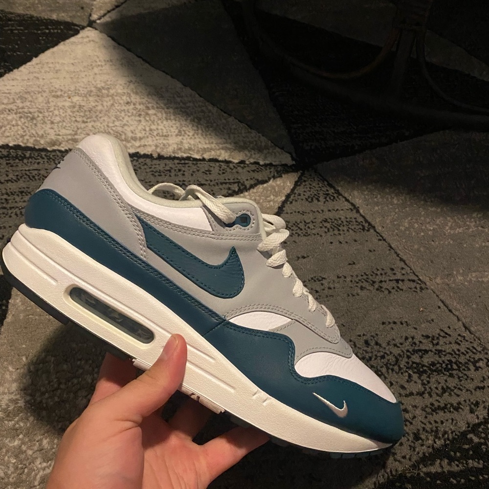 Nike Air Max 1 Dark Teal Green, Size 11.5, Prowned